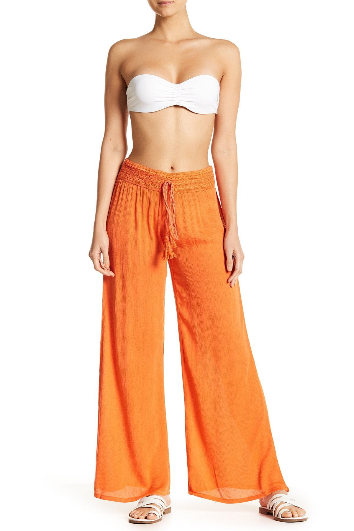 Orange cover up pants Clearance