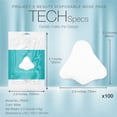 thumbnail image 6 of Project E Beauty 100pcs Disposable Nose Masks | Non-woven Cotton Pads | DIY Skincare | Dry Skin, 6 of 6