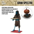 thumbnail image 4 of Boss Fight Studio Epic H.A.C.K.S. Grim Spectre Skeleton Action Figure – Highly Articulated Collectible Figurine with Accessories – Magic Book, Flame, Scythe, Alternate Head & Hands, and Stand – 1:12, 4 of 9