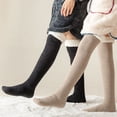 thumbnail image 4 of TAIAOJING Women Over Knee Thigh Socks Stockings Above The Knee Stockings To Keep Warm Lightweight Cotton Socks, 4 of 4
