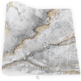 thumbnail image 5 of Placemats Set of 4 Heat-Resistant Rectangle Place Mats Grey Gold Marble Washable Plastic PVC Dining Table Mat Non-Slip Wipeable Woven Vinyl Placemat for Kitchen Patio Table Decor, 5 of 8