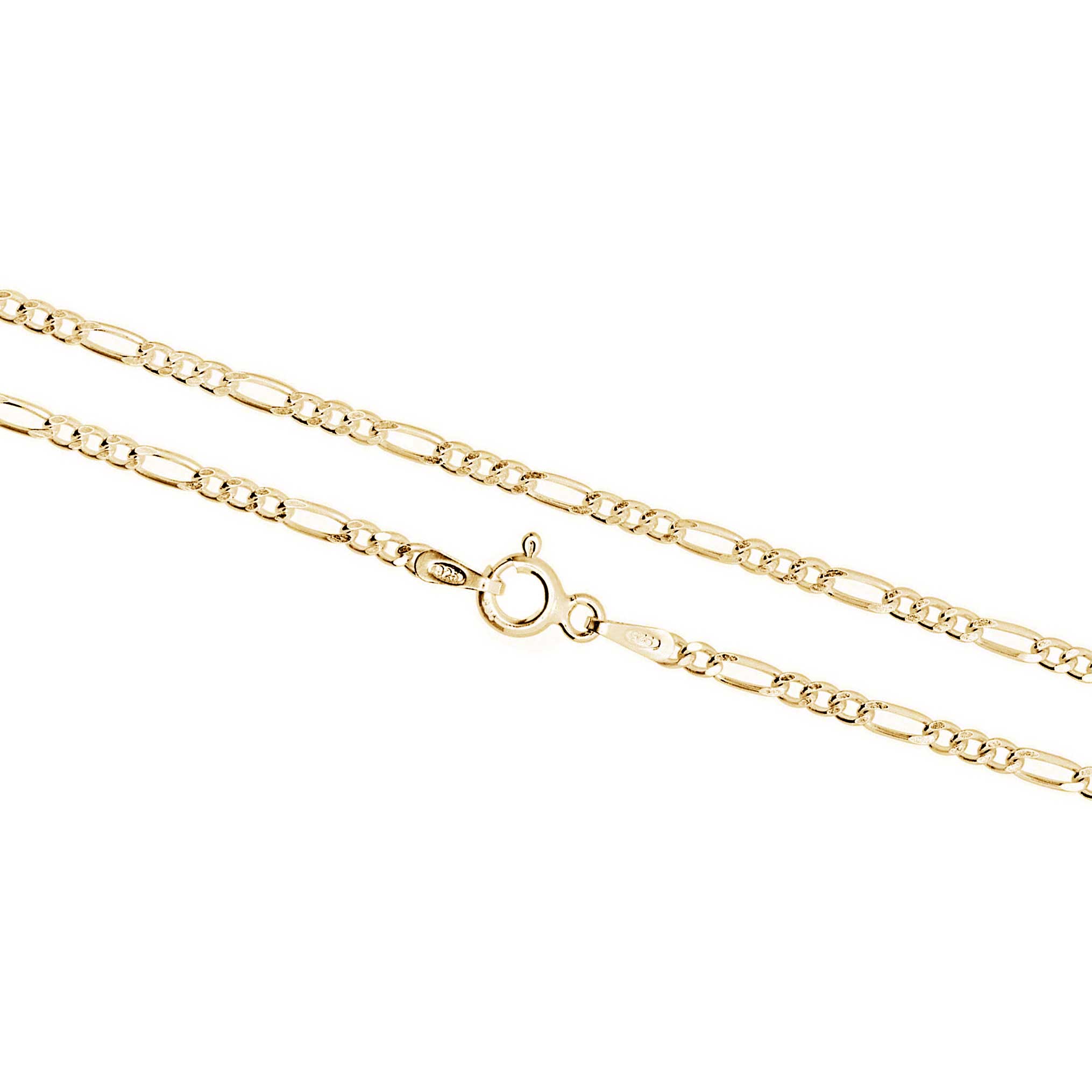 14K Gold Plated Sterling Silver 2.2mm 6 