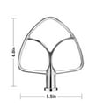thumbnail image 5 of Stainless Steel Flat Beater for 4.5-5QT Tilt Stand Mixer Attachment for Kitchen Paddle Baking Pastry Dough Mixing, 5 of 14