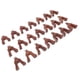 thumbnail image 1 of Guzheng Bridges Chinese Musical Instrument Parts Improves Timbre Brown 6.5x5.5cm 21Set, 1 of 5
