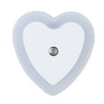 thumbnail image 2 of Eguiwyn Night light Heart Shape Plug-in Intelligent Light Sensor Control LED Night Light Lamp For Bedroom Hallway Night Lights White One Size, 2 of 5