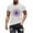White, variant on Delliss Men's Independence Day Trendy Print Crew Neck Top Basic Short Sleeve Classic T-Shirt