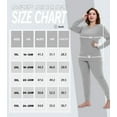 thumbnail image 5 of TIYOMI Plus Size Grey Thermal Underwear For Women Crewneck Thermal TopLong Johns Fleece Lined Base Layer Top and Bottom Sets Fall Winter Pajama, 2-Pack XL 14W 16W, 5 of 5