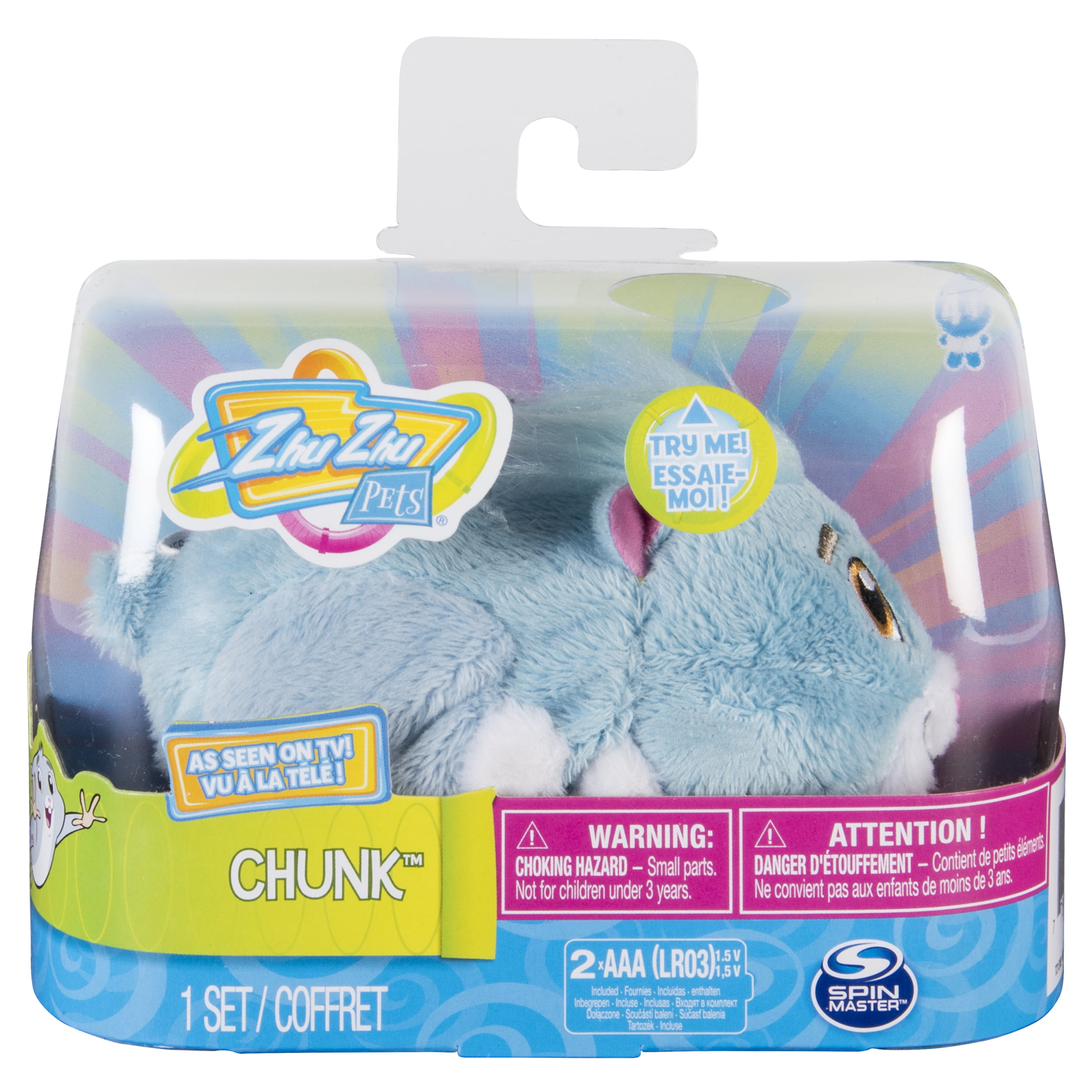 Zhu Zhu Pets Chunk Blue toy Hamster Brand new and boxed electronic toy 