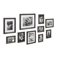 thumbnail image 2 of Kate and Laurel Bordeaux Gallery Wall Kit, Set of 10 with Assorted Size Frames with Charcoal Gray Finish, 2 of 7