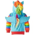 thumbnail image 2 of Girls Rainbow Dash Hoodie, 2 of 2