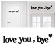 thumbnail image 2 of Letrero «You Bye» Para El Marco De La Puerta De Entrada Letrero «You Bye» Para Colocar Encima De La Puerta Letrero «Warm Family» Para Decoración De San Valentín Con Punto De Pegamento 1 Unidad, 2 of 7