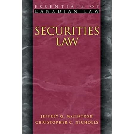 Securities Law (Paperback) 9781552210208