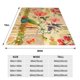 thumbnail image 3 of Balery Vintage Bird Manta de Felpa Suave y Acogedora – Cobija de Franela Aterciopelada para Cama, Lavable y Cálida para Sofá, Mascotas, Transpirable-60"x50", 3 of 7