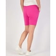 thumbnail image 3 of Real Essentials 4 Pack: Women's Dry-Fit Athletic 7" Bermuda Long High Waisted Running Shorts (Available In Plus Size), 3 of 7