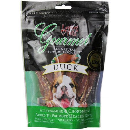 - Loving Pets Gourmet All Natural Premium Duck Jerky Filet Strips 2.25lb(6x6oz)