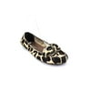 Pre-owned|Bernardo Womens Brown Texture Animal Print Embellishe Flat Sandals Shoes Size 6M