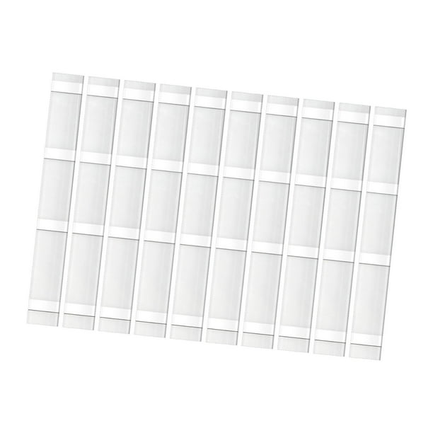 Tiras de pegamento térmico, adhesivo termofusible, suministros para máquinas de encuadernación, etiquetas térmicas de oficina. 10 unidades de 285 x 27 cm