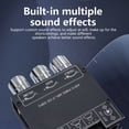 thumbnail image 4 of Sound Power Amplifier Board, Treble Bass Control Multiple Effects DC9-24V Amplifier Module  for Home, 4 of 7