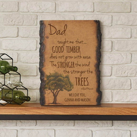 For Him Personalized Bark Sign