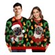 thumbnail image 1 of Suéter con estampado digital 3D para hombre y mujer, suéter siamés de dos piezas con estampado digital, para Navidad, Otoño e Invierno, 1 of 5