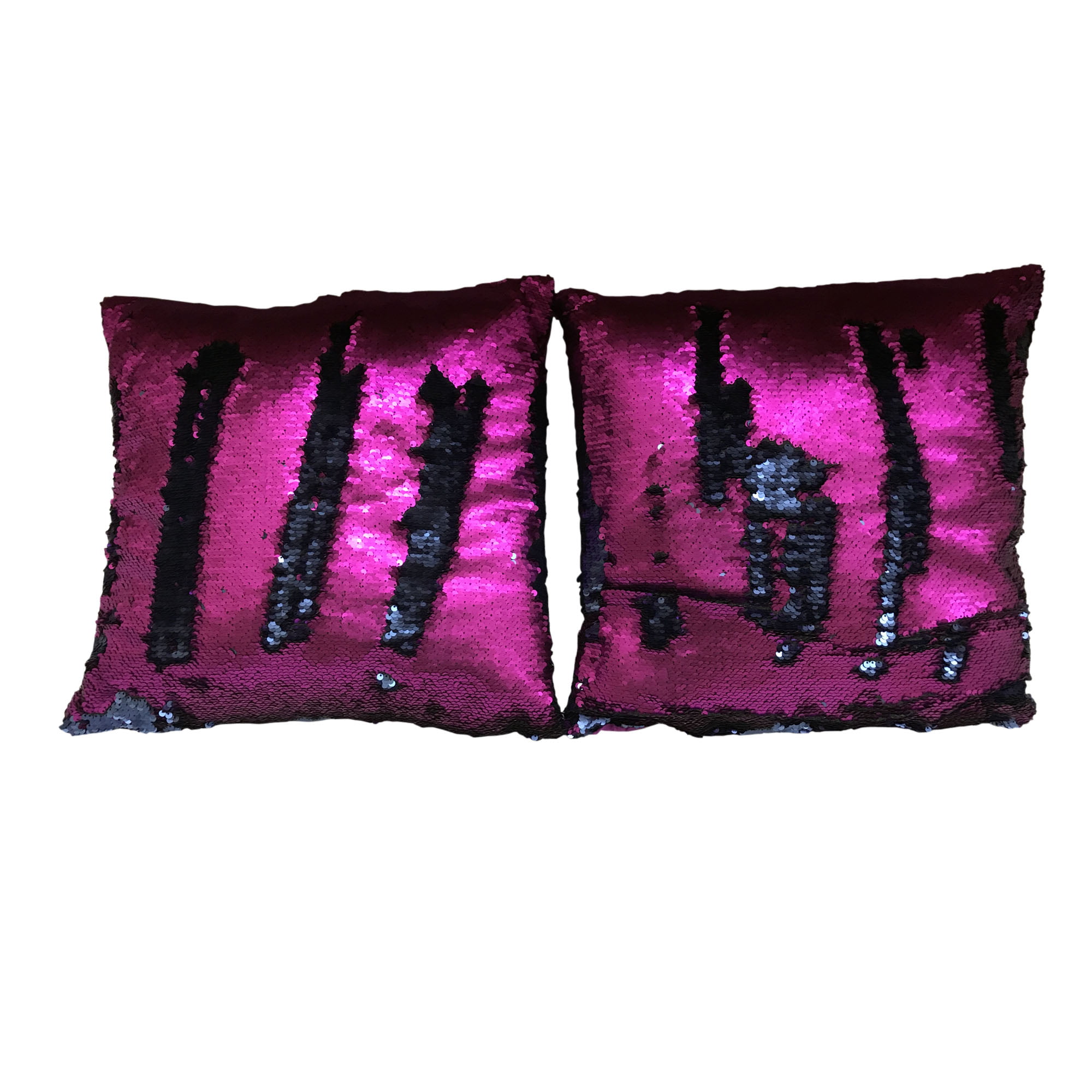 Creative Motion Sequin Rainbow Pillow / Cushion. A Pair, Set of 2 pcs ...