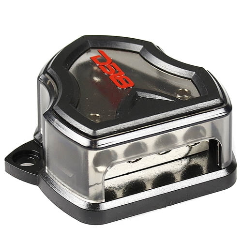 DS18 4 Gauge to 8 gauge 4 way Set Screw Ground Distribution Block AWG DB1448