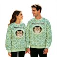thumbnail image 3 of CAIVO Leopard Print Men Women Unisex Pet Pouch Hoodie Cat Sweatshirt with Zipper Pouch Pocket for Dogs Long Sleeve Tops, 3 of 5
