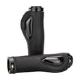 thumbnail image 2 of Puños cómodos para manillar de bicicleta con funda amortiguadora para bicicleta de montaña y carretera Negro, 2 of 4