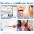 thumbnail image 5 of Set de 3 Cepillo de Lengua de Acero Inoxidable con Estuche de Transporte - Kit de Limpieza Bucal para Limpiador de Raspado de Lengua Oral (3 Pcs), 5 of 5