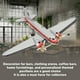 thumbnail image 3 of Modelo de avión juguete ANGGREK de metal retro para museos, 3 of 8