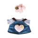 thumbnail image 3 of Conjunto de ropa para muñecas de peluche, ropa para muñecas, conjunto de falda , pinzas para el pelo de moda, accesorios para fotos, disfraces, Camiseta de tirantes azul, 3 of 9
