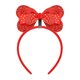 thumbnail image 1 of Diadema con purpurina roja y rosa en forma de corazón, accesorios brillantes y bonitos para el cabello, para cumpleaños, bodas, fiestas y disfraces., 1 of 8
