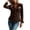Brown, variant on Womens Cowgirl Fringe Shirt Long Sleeve Button Down Vintage Western Top Slim Fit Suede Look Fall Winter Casual