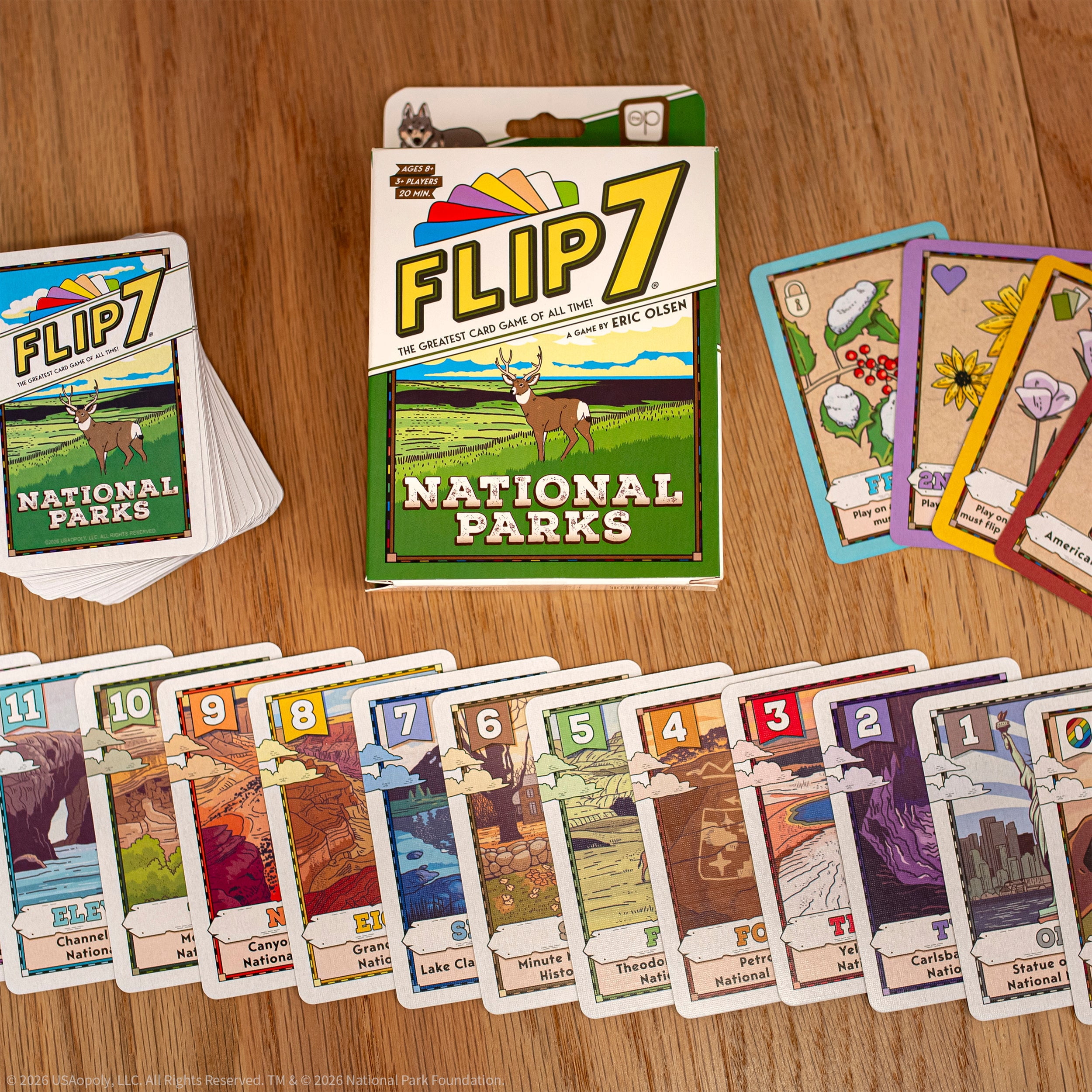 Flip 7®: National Parks Card Game, by The Op Games