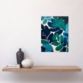 thumbnail image 2 of Henri Matisse Style Leaves Watercolour Painting Blue Green Botanical Boho Leaf Unframed Wall Art Print Poster Home Decor Premium, 2 of 3