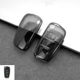 thumbnail image 4 of HUGFEGWE for Audi Key Fob Cover Case, Premium Soft Transparent TPU 360 Degree Full Protection Key Shell Case Compatible with Audi A1/A3/A6/Q3/Q7/R8/TT etc U2536-21648, 4 of 4