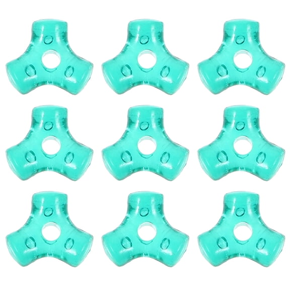 Supvox 1000pcs TriBead Ornament Kit Green Resin For Crafts Ornaments Decoration