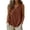 Wine, variant on Ashirexll Summer Tops for Women Casual Linen Tank Top V-Neck Button Detail Drawstring Side Summer Blouse