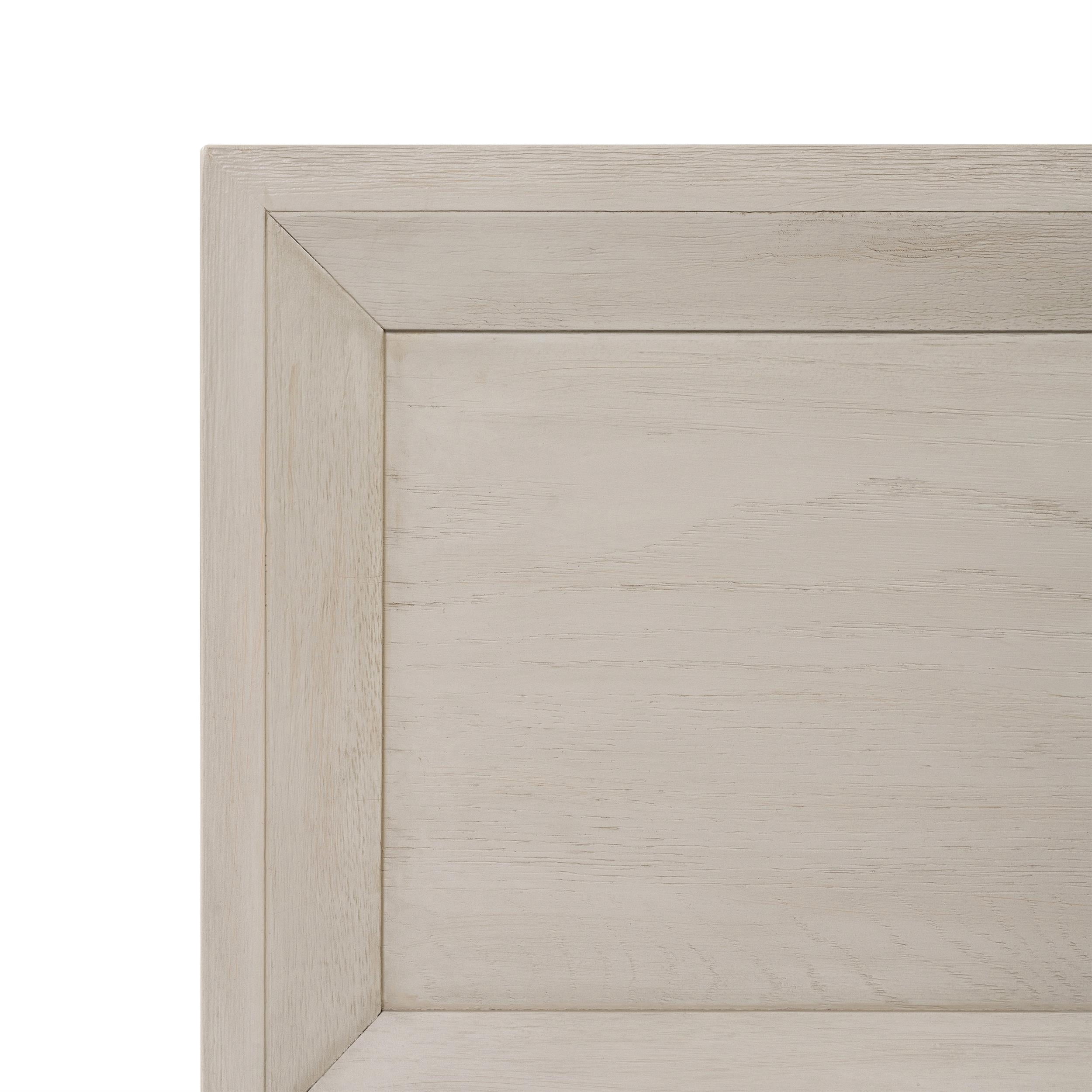Furniture of America Glint Solid Wood Queen Panel Bed in Oak