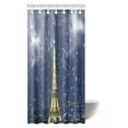 thumbnail image 1 of Cortina de Baño ABPHQTO Celebración de Navidad en París Torre Eiffel 90x180 cm, 1 of 2