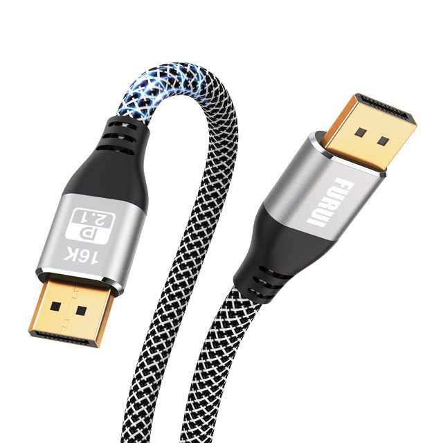 Cable DisplayPort FURUI con certificación VESA 2.1, 1,8 m, 16 K @60Hz