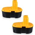 thumbnail image 3 of 18V 5.5Ah DC9096 Ni-Mh Replacement for 18V Compatible with DC9098 DC9099 DW9095 DW9096 DW9098 Cordless Power Tools 2 Packs, 3 of 8