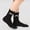 A-Black92, variant on Babaley Kids Socks Girls Bow Decor Ruffled Edge Crew Socks Soft Comfortable Casual Daily Stylish Socks