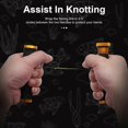 thumbnail image 5 of Fishing Knot Puller Tool Assist, Metal FG GT Knot Puller Tool Fishing Line Knotting Device Tension Line Dragger for Fishing (Yellow), 5 of 5