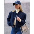 thumbnail image 3 of ASDS-Chaqueta Bomber con bolsillos para mujer, abrigos Vintage de manga larga con botón frontal, prendas de vestir exteriores informales, Tops elegantes, 3 of 5