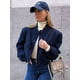 thumbnail image 3 of ASDS-Chaqueta Bomber con bolsillos para mujer, abrigos Vintage de manga larga con botón frontal, prendas de vestir exteriores informales, Tops elegantes, 3 of 5