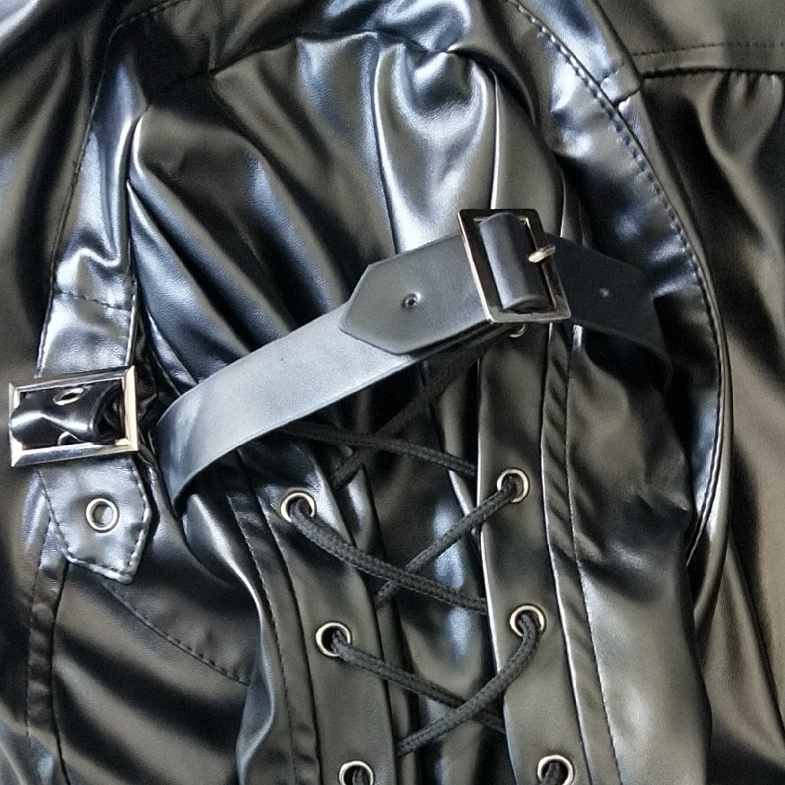 EGNMCR Jackets for Men Men Vintage Leather Jacket Biker Motorcycle
