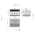 thumbnail image 3 of Myrdal Solarium 11x14 Metal Roof, 3 of 9