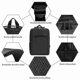 thumbnail image 3 of Men Women Travel Laptop Backpack, Business Slim Laptops Backpack With Usb Charging Port, Waterproof College School Computer Bag, 3 of 3
