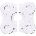thumbnail image 6 of 30"OD x 3"ID x 10 1/2"C x 1"P Luna Architectural Grade PVC Contemporary Ceiling Medallion, Two Piece, 6 of 7